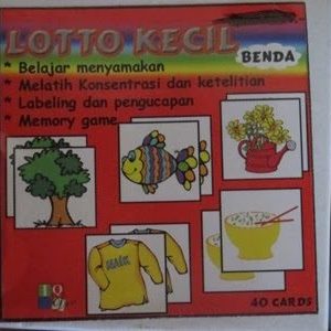 Jual Kartu Lotto Kecil Kata Benda