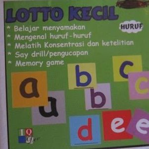 Jual kartu Lotto Kecil Huruf